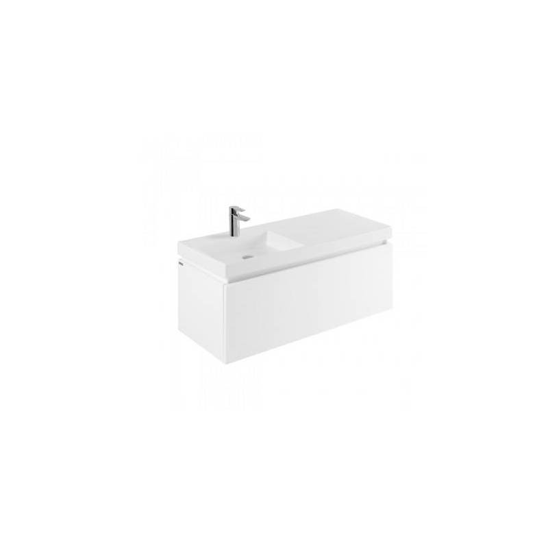 Mueble de baño de 100 en color blanco modelo Vista marca Unisan