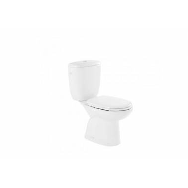 Toilettes complètes avec réservoir, siège et couvercle thermoplastique Pack Luxor Unisan vue latérale