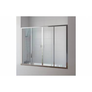 Schermo frontale bianco o cromato con apertura centrale di varie dimensioni, modello Versus, marca Unisan . Riferimento 89350500