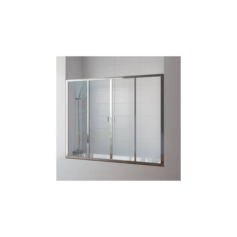 Schermo frontale bianco o cromato con apertura centrale di varie dimensioni, modello Versus, marca Unisan . Riferimento 89350500