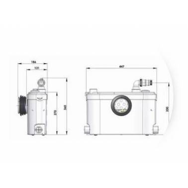 Smerigliatrice per WC, lavabo, doccia e bidet modello SANISLIM marca SFA