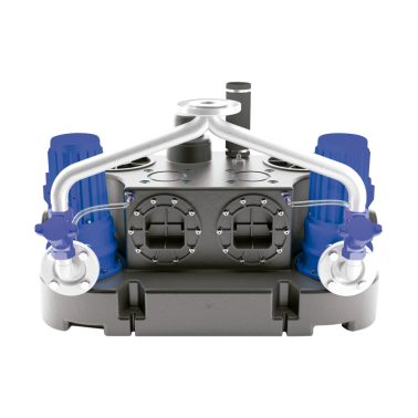 Stazione di pompaggio generale con due pompe trituratrici trifase 2x1700W modello SANICUBIC 2 GR SE71.1 T marca SFA