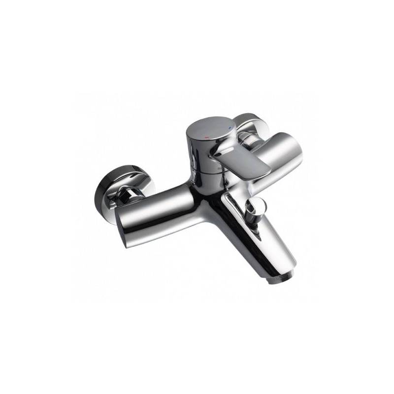 Grifo monomando mezclador de baño/ducha con mano-ducha, flexo y soporte orientable Torus marca Unisan
