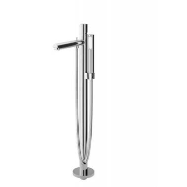 Single lever bathtub mixer tap with floor fixing, Single model, Unisan brand
