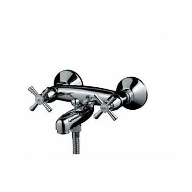 Miscelatore monocomando per vasca/doccia Rimini marca Unisan , con doccetta e supporto. Riferimento 5180811