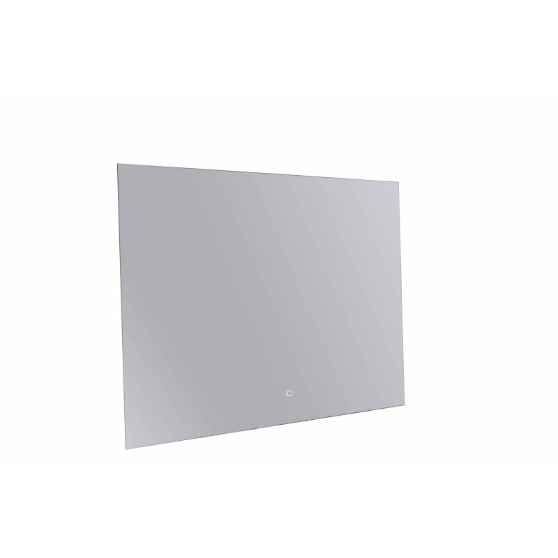 Espejo redondo PRINT luz led perimetral con sensor táctil y antivaho borde  pintado NEGRO ⋆ VAROBATH | Un baño increíble