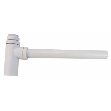 Zylindrischer weißer Siphon Komercia