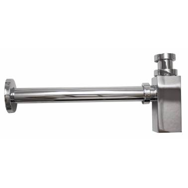 Quadratischer Siphon Chromoberfläche Komercia