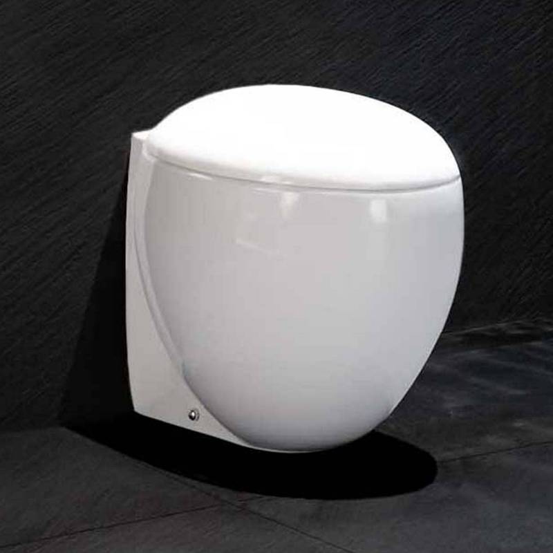 Toilettes pour réservoir encastré, sortie verticale, modèle Egg Valadares