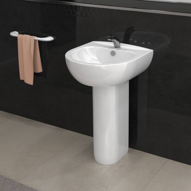 Lavabo de color para pedestal modelo Nautilus Valadares