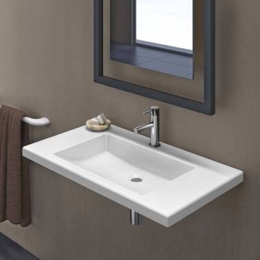 Lavabo suspendido de color modelo One Line 60 Valadares