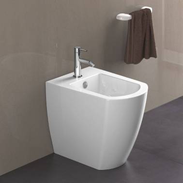 Weißes Bidet Modell One Valadares