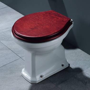 White toilet seat Neoclássica Valadares model