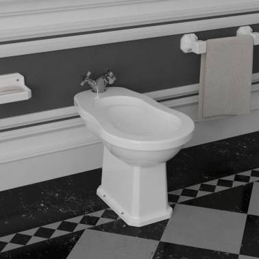 White bidet Neoclássica Valadares model
