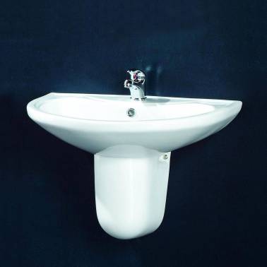 Small pedestal washbasin model Oceanus Valadares