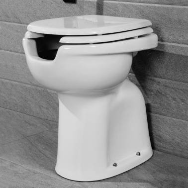Inodoro con apertura frontal PMR Valadares
