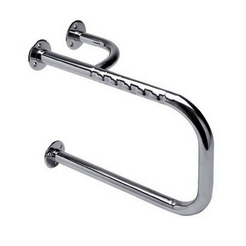 Maniglia con tre punti di ancoraggio a destra, finitura lucida PMR Valadares