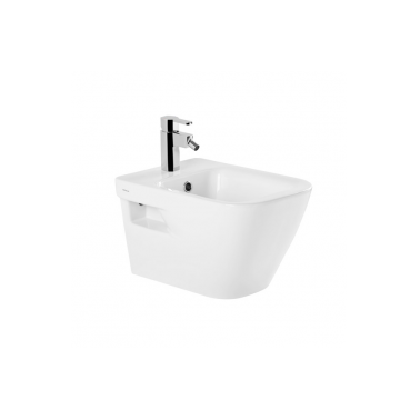 Wandhängendes Bidet in der Farbe Pergamon, Modell Look UNISAN. Referenz 134450004U