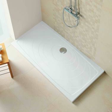 Plato de ducha de 140x80 en color blanco modelo Luca Valadares