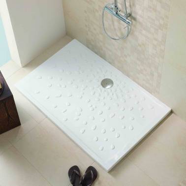 Receveur de douche blanc 120x80, modèle Pádua Valadares