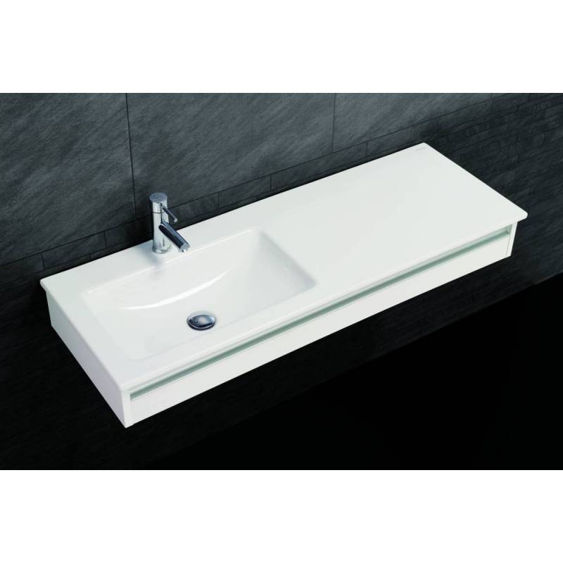 110 cm Waschbecken mit rechtem Becken, Platinum-Modell, Valadares