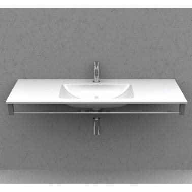 80 cm washbasin with central basin in Platinum Valadares model