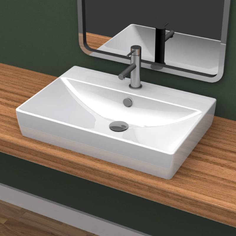 Lavabo sobre mueble de 50cm de color modelo Bari Valadares