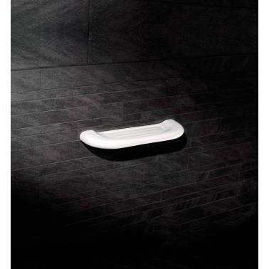 Große Seifenschale aus weißem Porzellan, Modell Blend Valadares