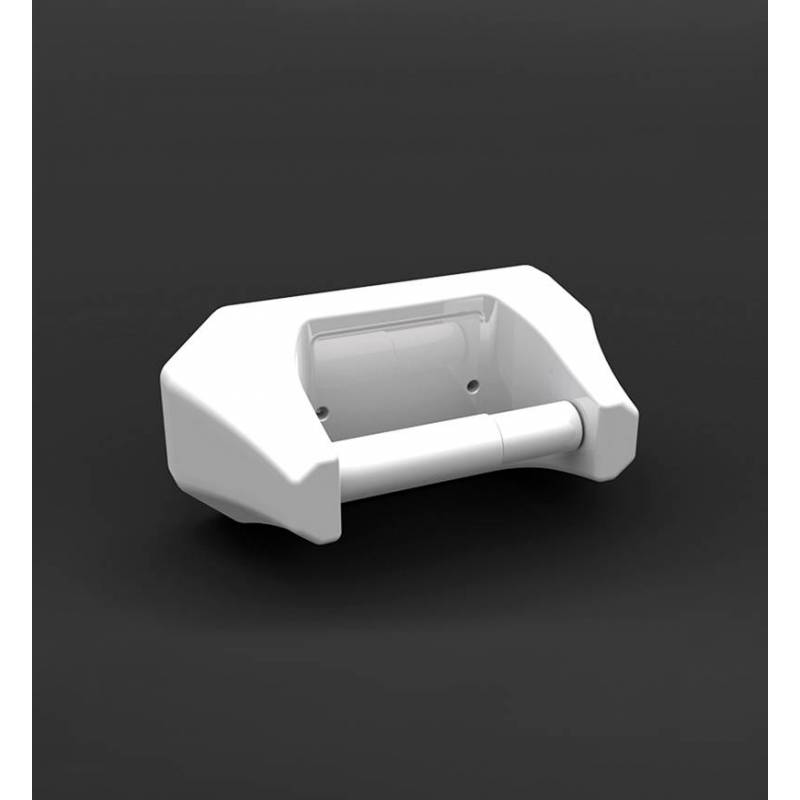 Porte-rouleau de papier toilette en porcelaine blanche, modèle Neoclássica Valadares