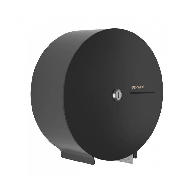 Genwec Matte Black Jumbo Paper Dispenser