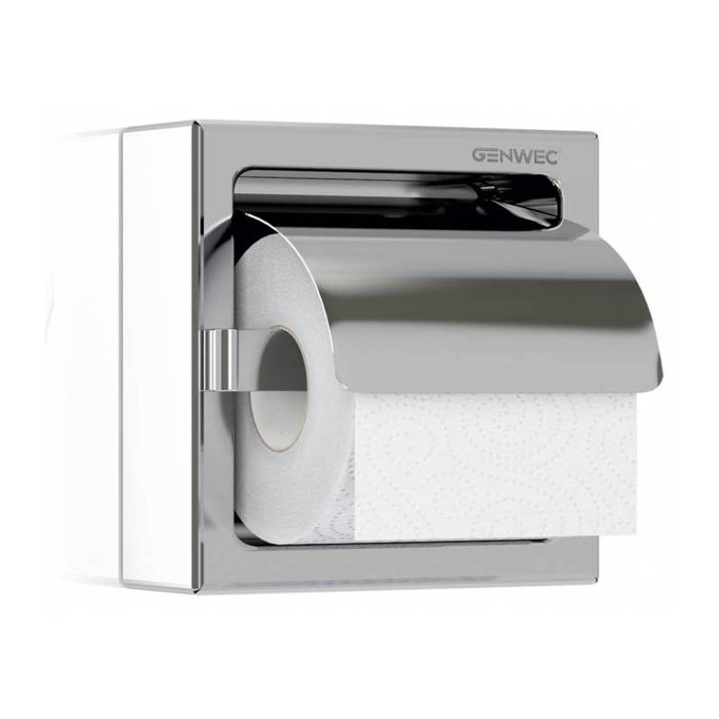 Dispensador de papel higiénico de acero inoxidable Genwec