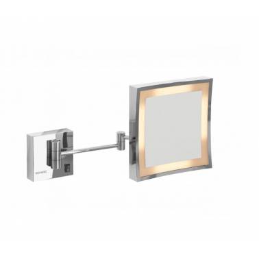 Espejo de aumento con luz LED Genwec