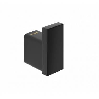 Percha negra de pared Genwec