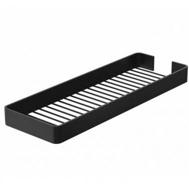 Schwarze Duschseifenschale Genwec der Pompei-Serie