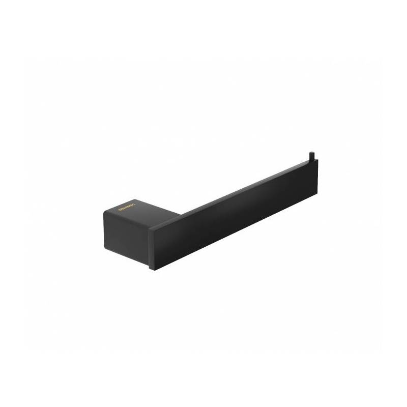 Schwarzer Toilettenpapierhalter Genwec der Pompei-Serie