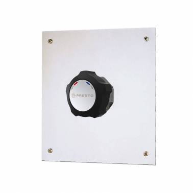 PRESTO Wandmontierter, eingebauter Duschmischhahn mit Druckknopföffnung. Referenz: 35945