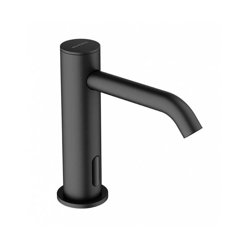 Robinet de lavabo à capteur sans contact, modèle KLIN, coloris noir réf. 67123 15 41 66 marque GENEBRE