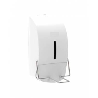 Distribuidor de sabão operado por cotovelo branco Komercia