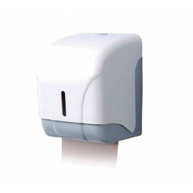 Dispensador de papel toalla y rollo doméstico blanco Komercia