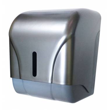 Dispensador de papel toalla y rollo doméstico gris Komercia