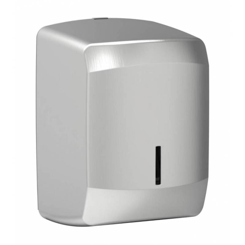 Stainless steel roll paper dispenser