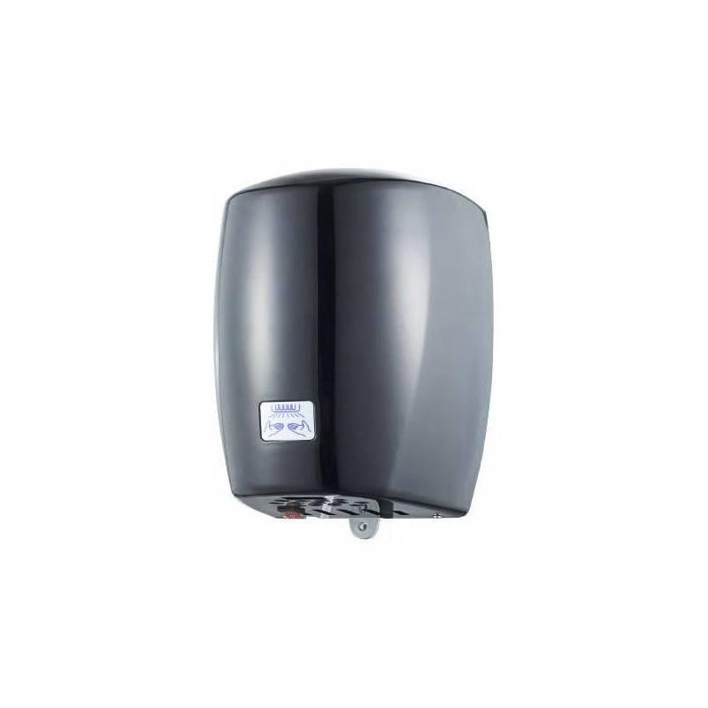 Asciugamani elettrico con sensore nero Komercia