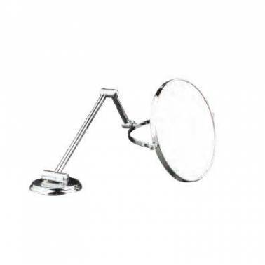 Miroir mural rond Komercia avec bras articulé