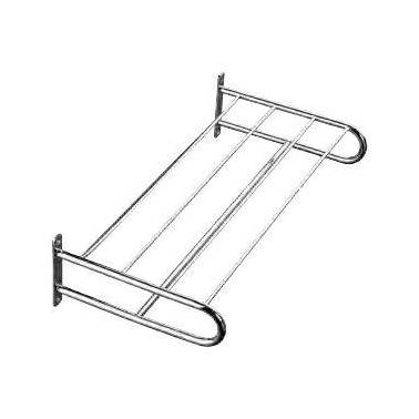 Repisa toallero cromado brillo marca Komercia