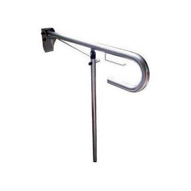 Poignée rabattable avec pied au sol, marque Komercia