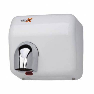 SIMEX elektronischer Händetrockner mit Sensor, weißes Epoxid-Finish