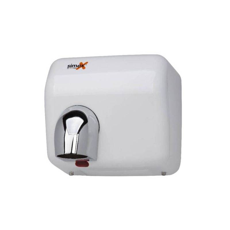 SIMEX elektronischer Händetrockner mit Sensor, weißes Epoxid-Finish