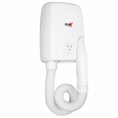 Secador de cabelo de parede branco SIMEX 1100 W