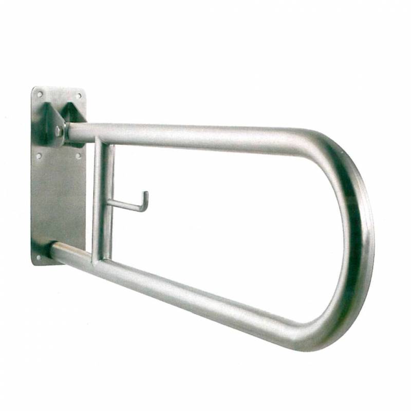 Barra abatible con giro vertical de 800 mm acero inox satinado SIMEX