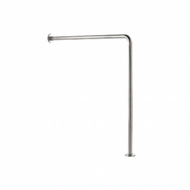 Angolare SIMEX in acciaio inox satinato per parete-pavimento senza incasso